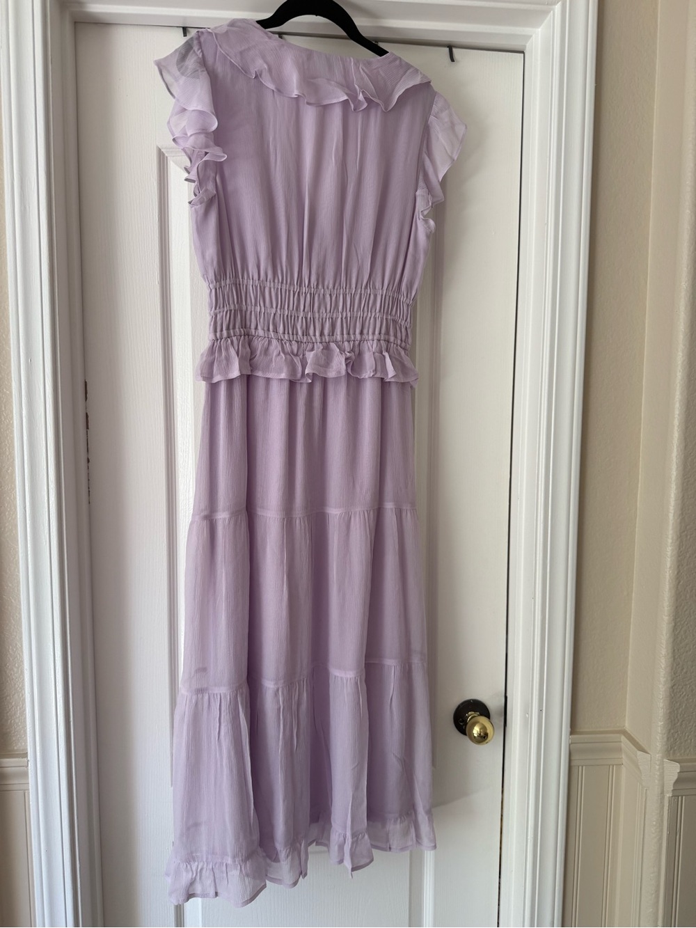 PAIGE Paradis Silk Midi Dress in Bright Flower Size 4 - Picture 2 of 7